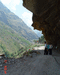 участок дороги из Тапована в горы