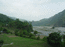 утренний вид на долину реки из ашрама